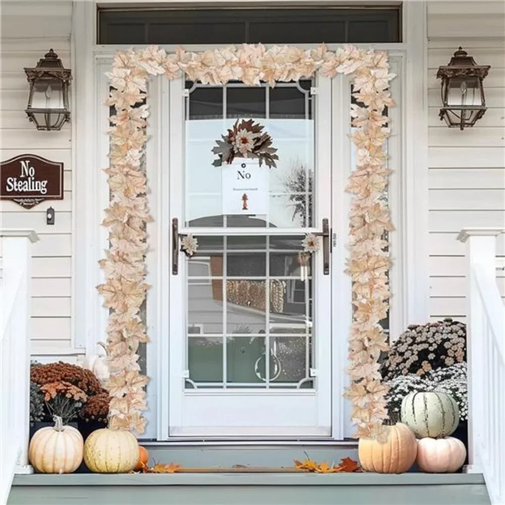 3 Pack Thanksgiving Decorations - Thanksgiving Garland with Lights Fall